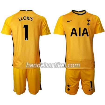 Tottenham Hotspur Hugo Lloris 1 Torwart Kinder Trikotsatz 2020/21 M002  Kurzarm (+ Kurze Hosen)